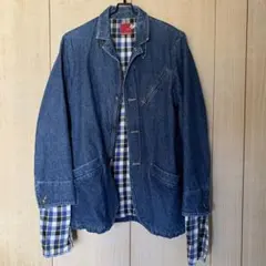 i ガイジンメイド　デニムジャケット　裏地チェック