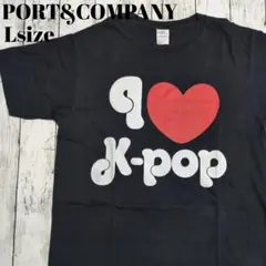 アメリカ古着　ポートアンドカンパニー　 ILOVEK-pop K-popロゴ