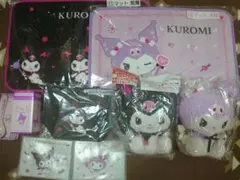 クロミ 一番くじ まとめ売り 9点セット ラストワンあり 新品 ☆【新品】 サンリオ クロミちゃん一番くじラストワン賞あり5点