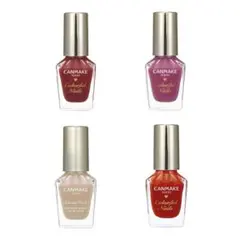 キャンメイク カラフルネイルズ レッド＆ピンク系 4色セット マニキュア