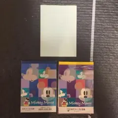 ミッキーマウス メモ帳 2冊セット＋おまけメモ