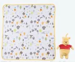 くまのプーさん　ぬいぐるみポーチとブランケット