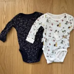 【UNIQLO】サイズ80 ムーミン　ボディスーツ　ロンパース　2枚セット