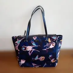 Kate Spade フラワープリント トートバッグ