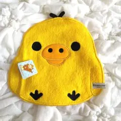 2011年　平成レトロ　キイロイトリ　ダイカット　ミニタオル　リラックマ