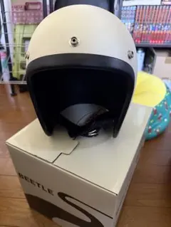 【美品】オーシャンビートルLAC／ Mサイズ／アイボリー／バイザーセット 美品】オーシャンビートルLAC／ Mサイズ／アイボリー／バイザー