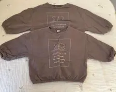 値下げ<2枚セット> アプレレクール 　トップス　長袖　90