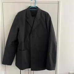 UNIQLO C ワークジャケットLワークパンツMセットアップ 黒ブラック