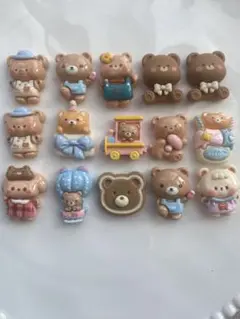 クマ　デコレーションパーツ　セット