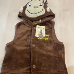 Curious George フード付きベスト