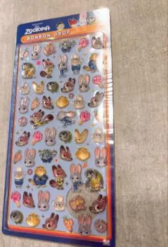 【正規品】ボンボンドロップシール　ミニ　ズートピア　ディズニー