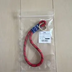 ball &chain key strap RED