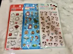 PukuPukuシール ディズニー 3枚セット