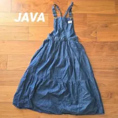 JaVa デニム キャミワンピース ロング丈