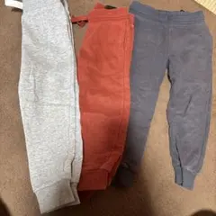 キッズロングパンツ 3色セット EU 104 裏起毛