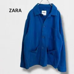 ザラ ワークジャケット カバーオール シャツ オーバーサイズ ユニセックス S
