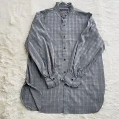 ロペピクニック チェック柄 38 フリルネック Ｍ　バルーンスリーブ 長袖シャツ