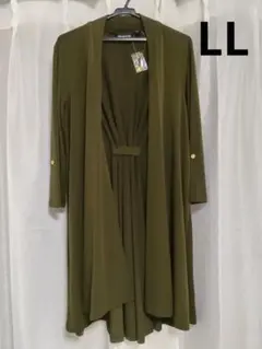 Leonard　レオナールカシミア混 　　　　　ロングカーディガン 極美品✨LEONARD レオナール シルク混 カーディガン ニット 黒 M 花柄