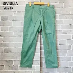 シビリア SIVIGLIA メンズ パンツ グリーン 29 イタリア製 c929のサムネイル