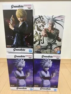 新品未開封】HUNTER×HUNTER キルア クラピカ ネテロ 4体セット