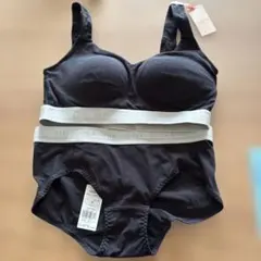 AMOSTYLE ブラジャーショーツセット 黒 M