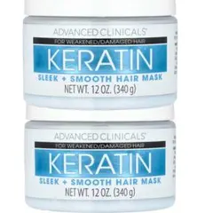 ADVANCED CLINICALS KERATIN マスク 340g X 2のサムネイル