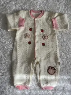 イチゴ刺繍ロンパース 95cm未満