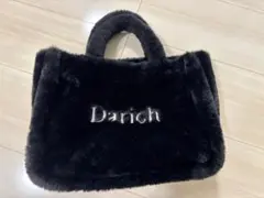 【新品未使用】Darich ファー ミニトートバッグ ブラック