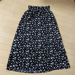 ダルメシアン柄ロングスカート Mサイズ