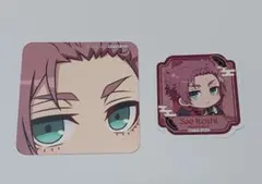 ブルーロック スマイルベースカフェ 天狗茶亭 特典 コースター ステッカー 冴