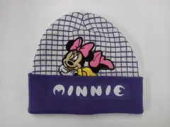 ミニーマウス♡ニット帽　48-52cmパープル　新品