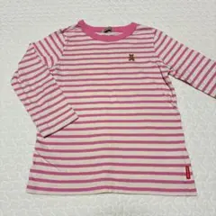 ミキハウス 長袖カットソー ロンT 120cm ストライプ