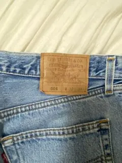 Levi's 501 ダメージデニム W32 L34