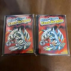 遊戯王 ブルーアイズトゥーンドラゴン スリーブ40枚 未開封 - メルカリ