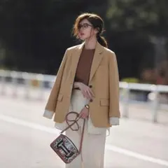 Mila Owen シャツレイヤードジャケット