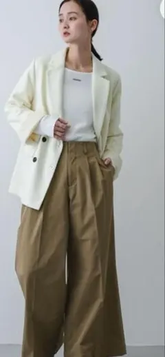 Spick and Span Higuchi×S チノワイドパンツ 38 - メルカリ