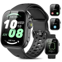 スマートウォッチ 通話 1.85インチ大画面 最新Bluetooth