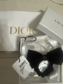 DIOR SWEET ブラックリボンヘアゴム