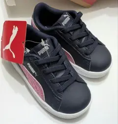 PUMA KINDERFIT ネイビー/ピンク スニーカー