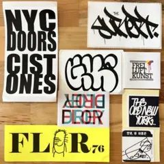 ① グラフィティー ステッカー 8枚セット graffiti グラフィティ