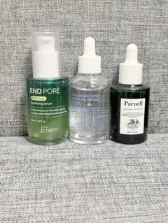 国コスメまとめ売り　美容液3本セット　ジュミソ、パーネル、メイクプレム