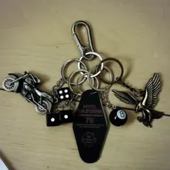 キーホルダー　ストリート　カラビナ　アメカジ　古着　じゃらじゃら系　ヴィンテージ