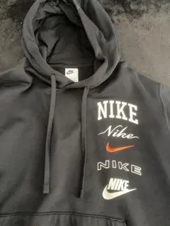 ゆ*ら様 美品　NIKE上下セットアップ　黒　Ｌ　ブラック✖︎オレンジ　ナイキ