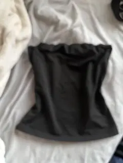 ブラック ベアトップ・チューブトップ フリーサイズ