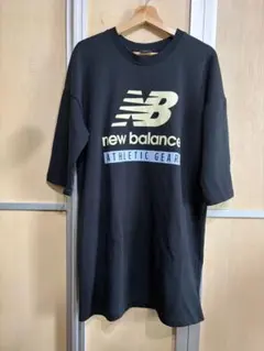 ＊新品 未使用品 new balance ブラック 八分袖 ワンピースMのサムネイル