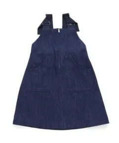 新品90-130 フロントジップジャンパースカート