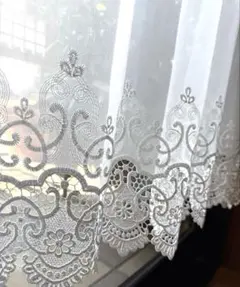 希少 カフェカーテン イギリス トスカーナレース ヴィンテージ