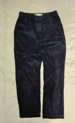 ダークネイビー コーデュロイパンツ