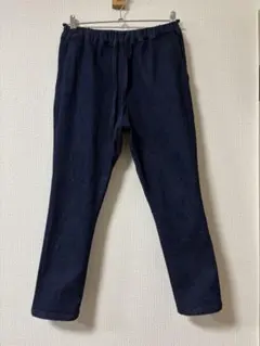 トラバイユマニュアル　ストレッチ デニム ペグパンツ　イージーデニムパンツ