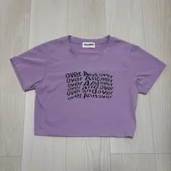 FOLLOWIN. SEOUL ロゴTシャツ パープルのサムネイル